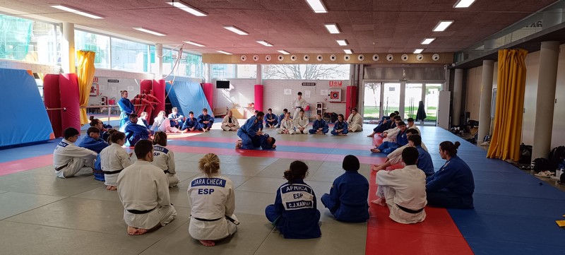 Todo un exito el Stage de Judo Pamplona con Alberto Gaitero y Estrella Lopez. 02-04-24. FOTOS.